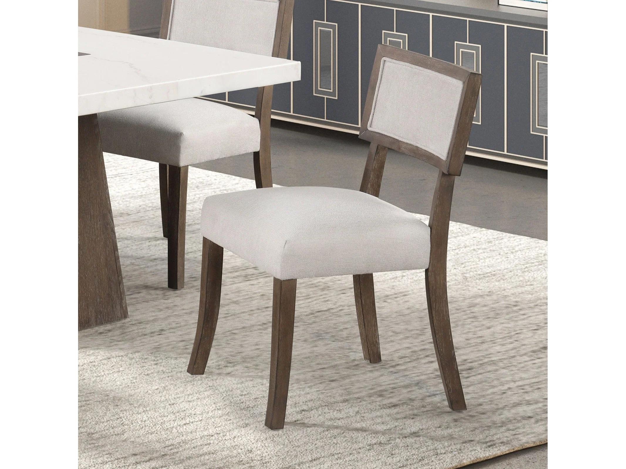 Grasten Dark Walnut Side Chair (Set of 2)