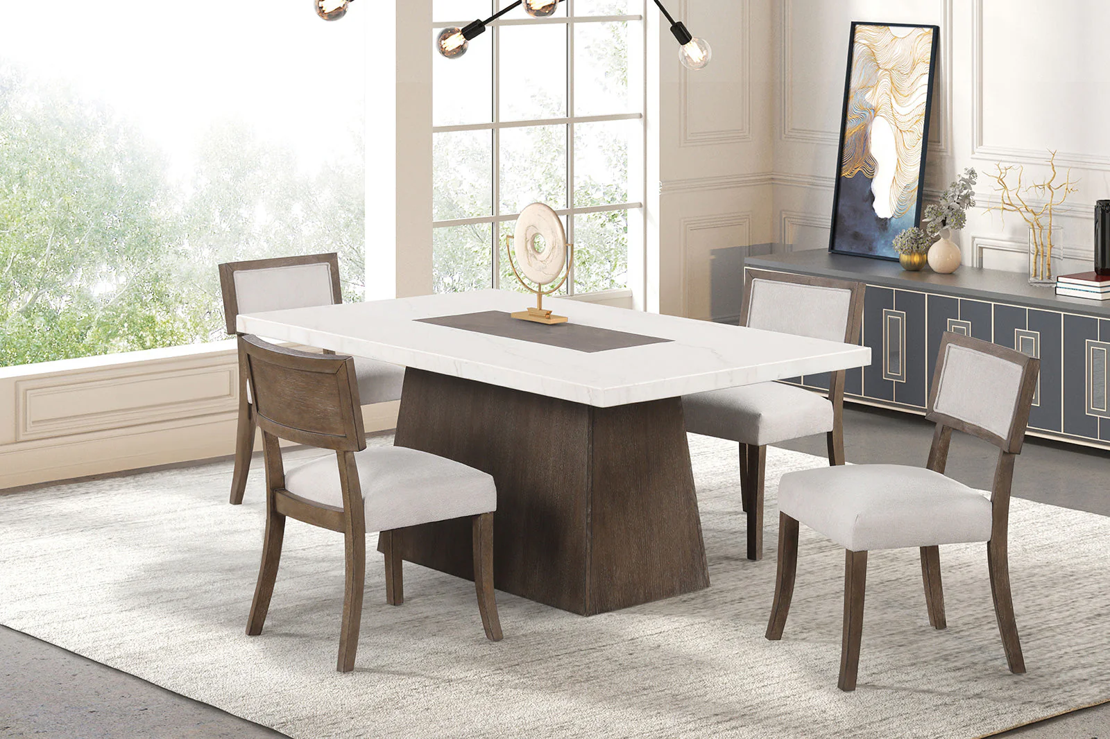 Grasten Dark Walnut Side Chair (Set of 2) - Image 2