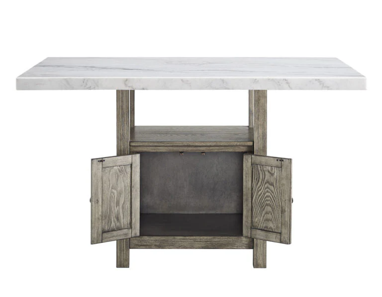 Grayson Marble Counter Storage Table - Image 3