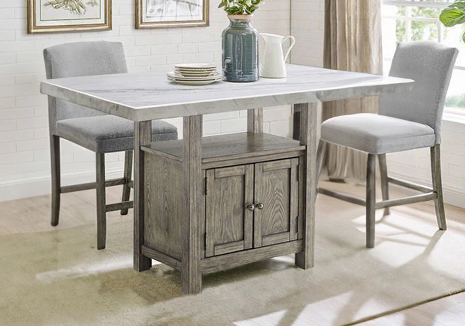 Grayson Marble Counter Storage Table - Image 6