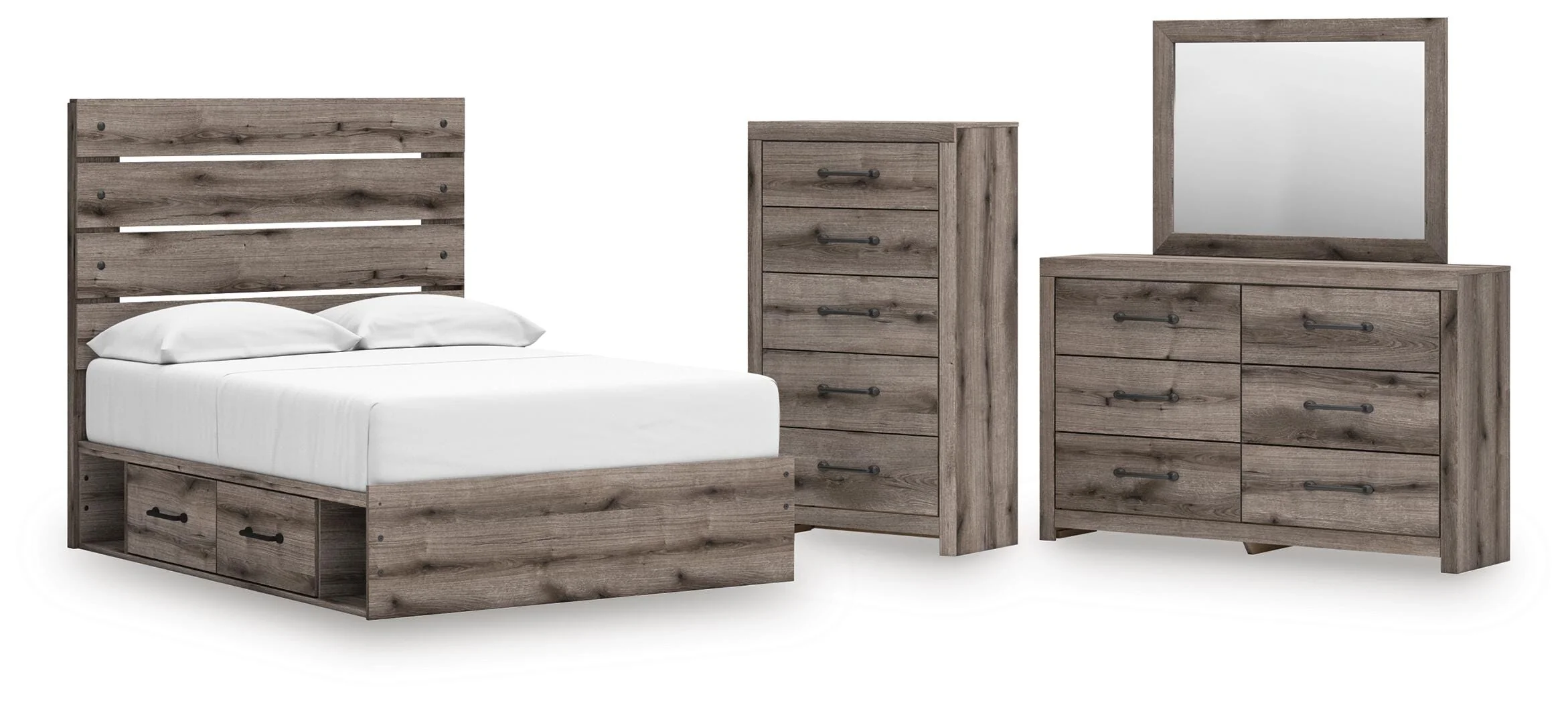 Graystorm Panel Bed Bedroom Set - Image 2