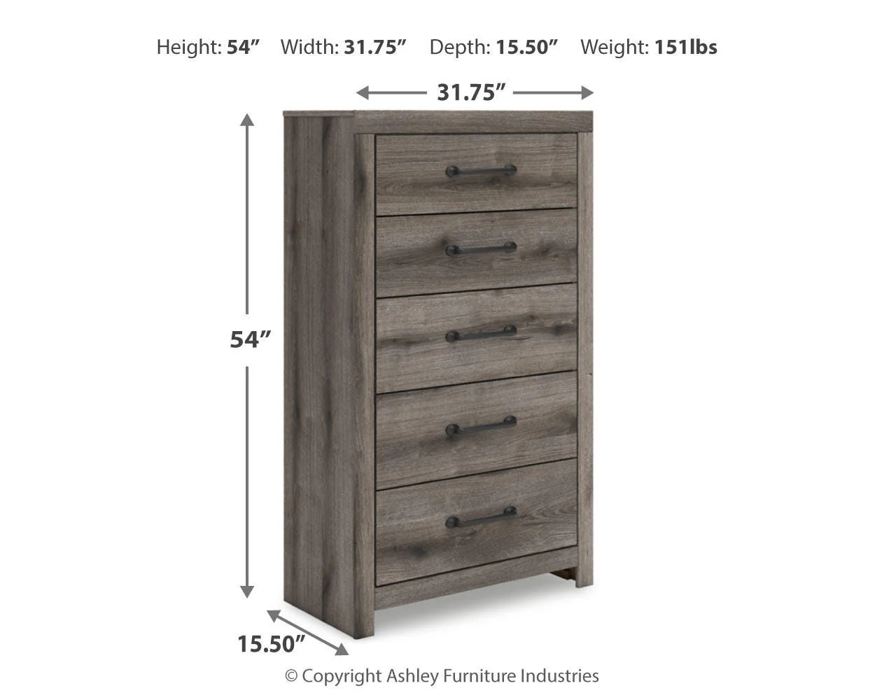 Graystorm Panel Storage Bed Bedroom Set - Image 15