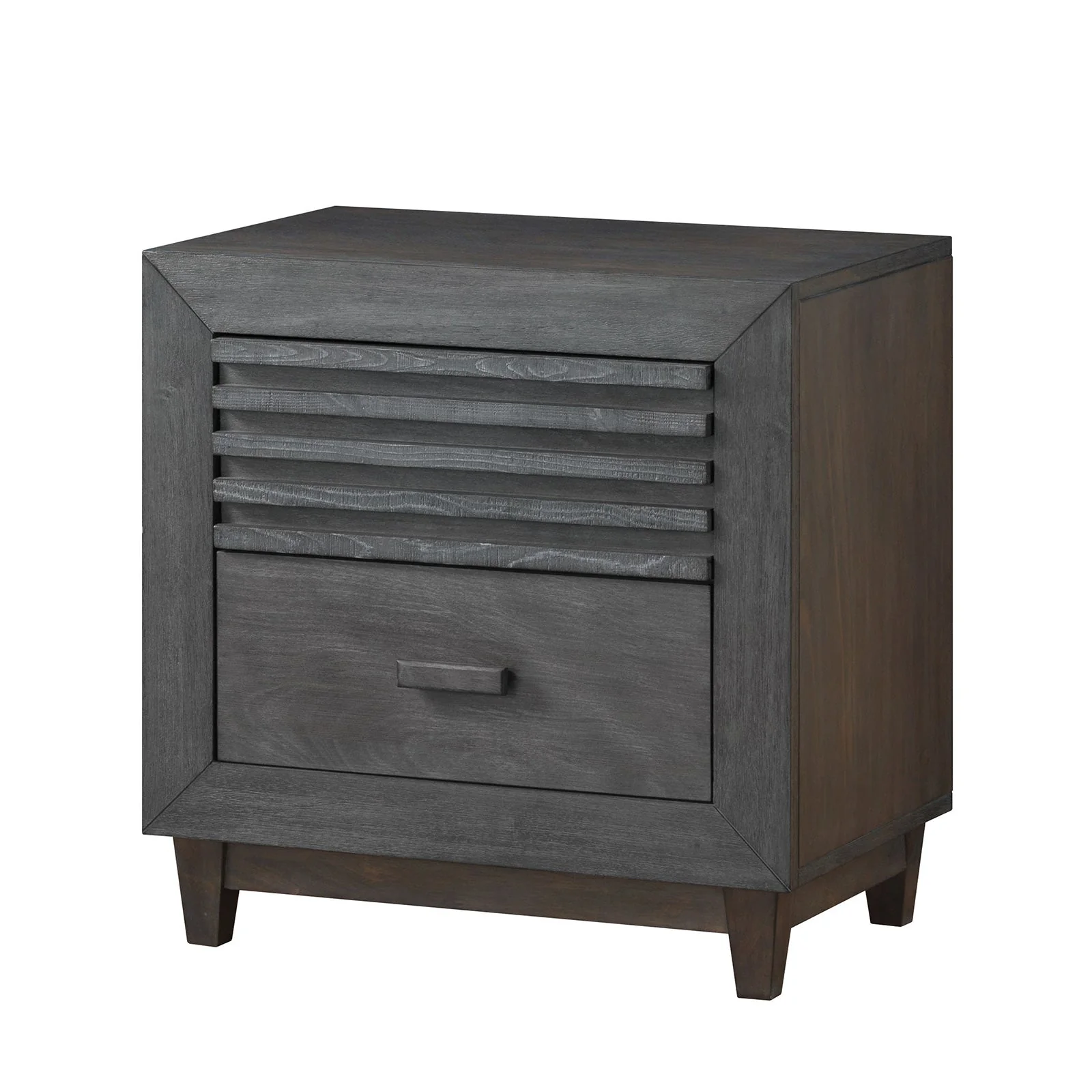 Griffin Charcoal Brown Twin 4 Piece Bedroom Set - Image 4