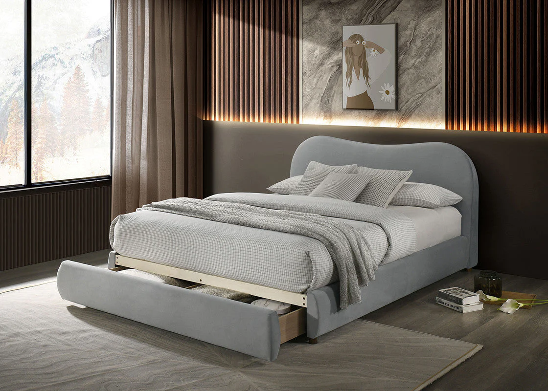 Grimsby Light Gray Queen Bed - Image 2