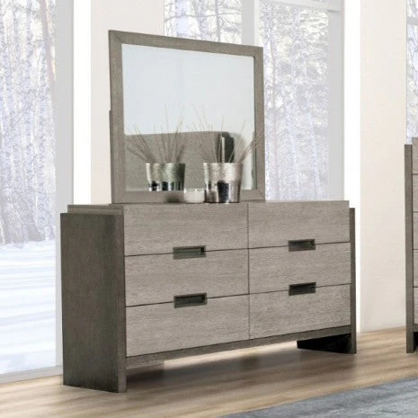 Grimsby Stone Gray Mirror - Image 2