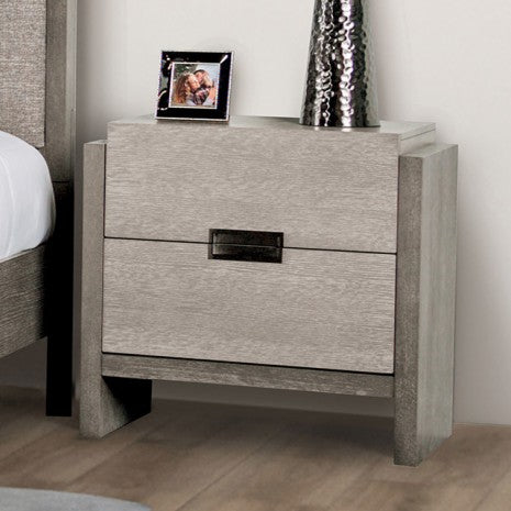 Grimsby Stone Gray Queen 5 Piece Bedroom Set w/2 Nightstands - Image 3