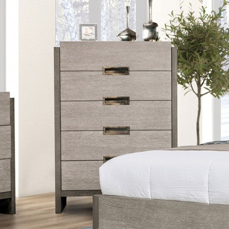 Grimsby Stone Gray Queen 5 Piece Bedroom Set w/Chest - Image 3