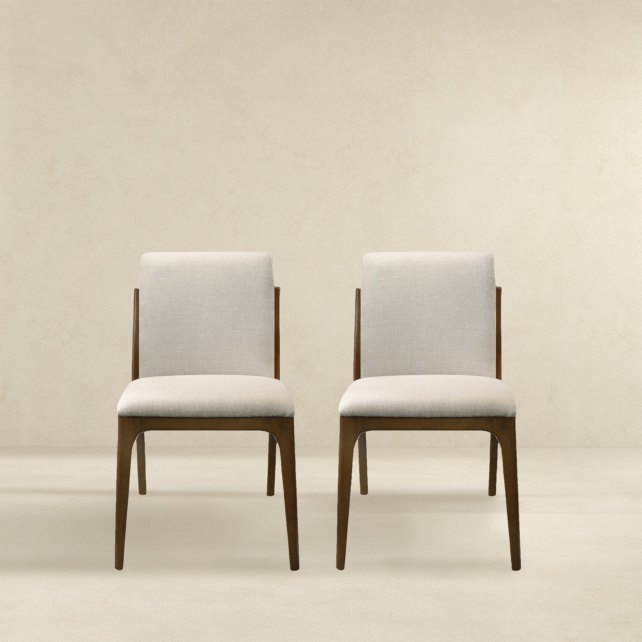 Grivelle Cream Fabric Dining Chair (Set Of 2) - Image 3