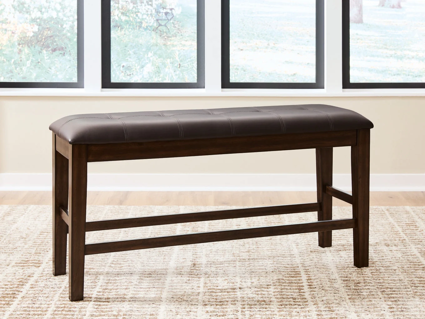 Haddigan DBL Counter Upholstered Bench - Image 2