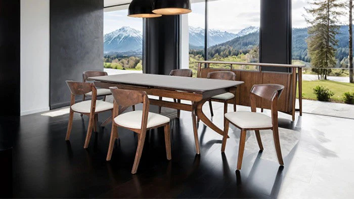 Hadsten Walnut Dining Table - Image 5