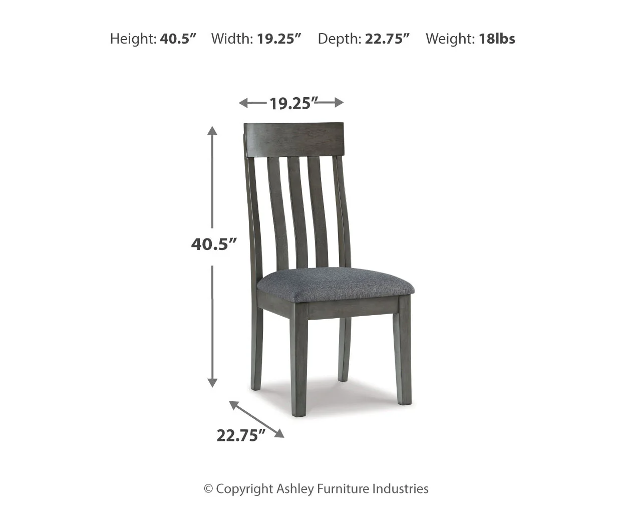 Hallanden Dining Upholstered Side Chair - Image 4
