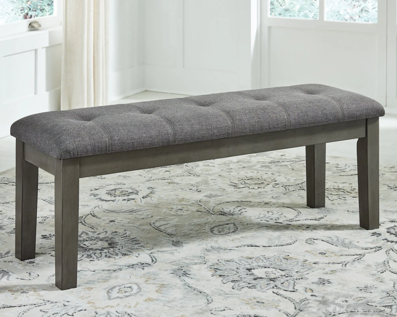 Hallanden Large Upholstered Dining Room Bench - Image 2