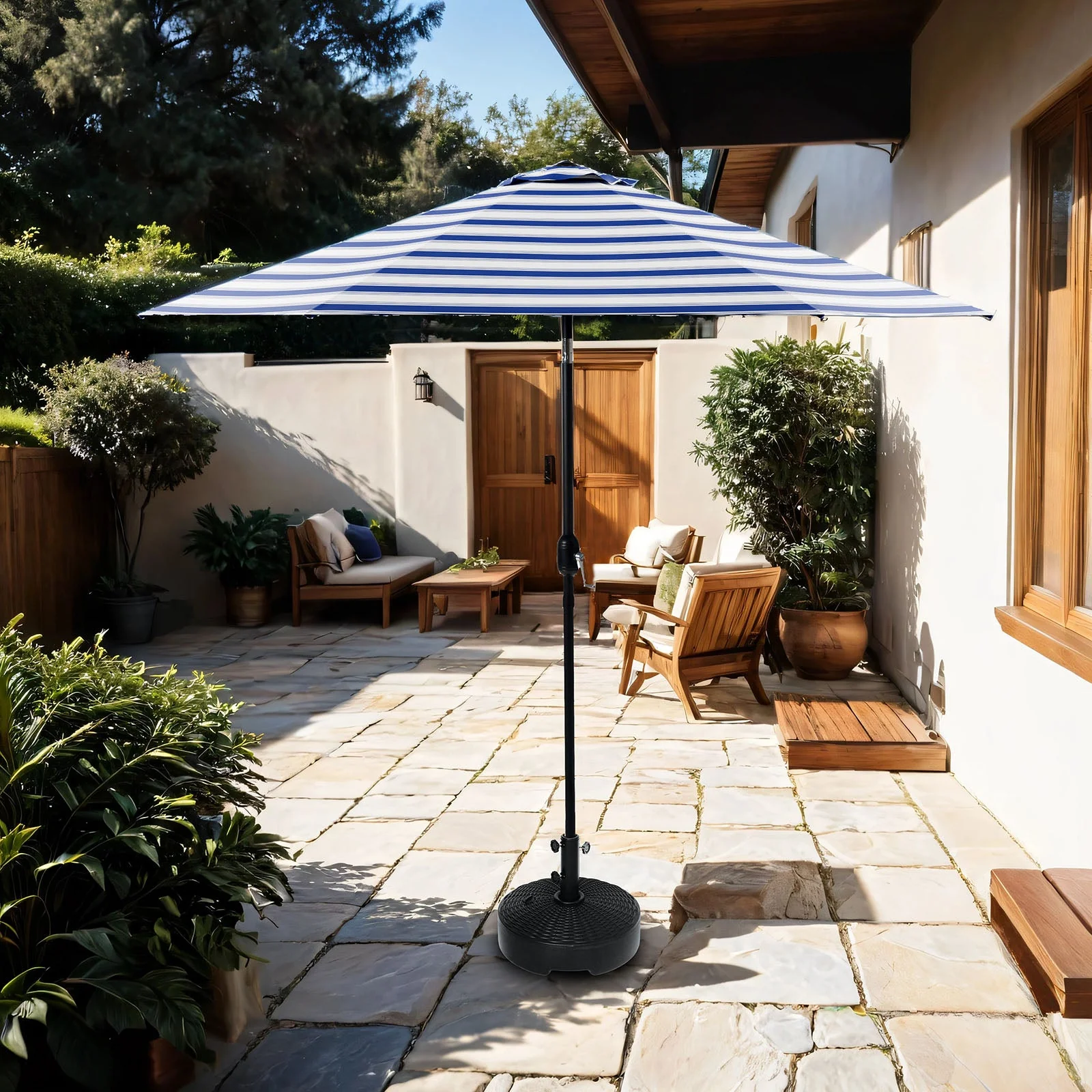 Halo Blue/White/Black Umbrella - Image 2