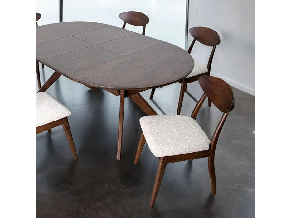 Hammel Walnut 5 Piece Dining Set
