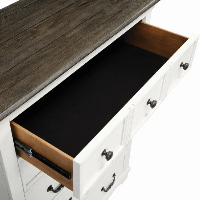 Hampstead White/Dark Brown Chest - Image 3