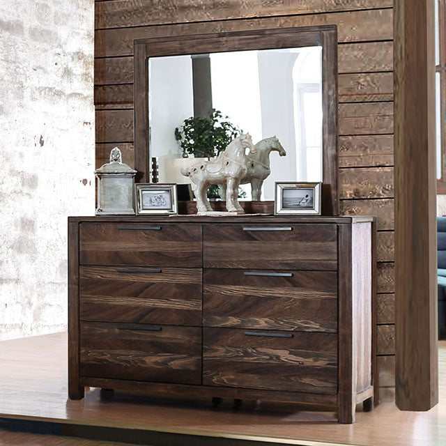 Hankinson Rustic Natural Tone Mirror - Image 3