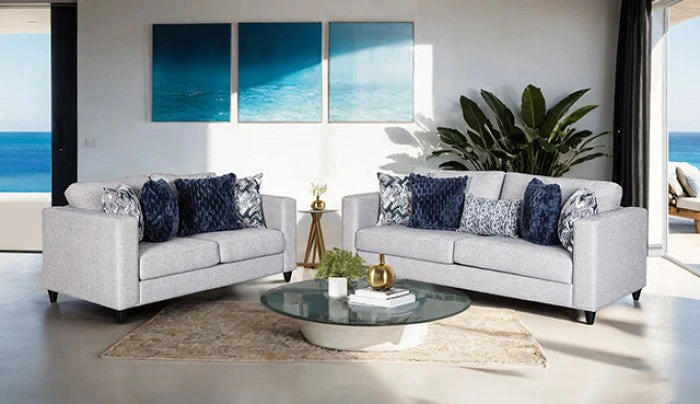 Harlow Light Gray Sofa - Image 7