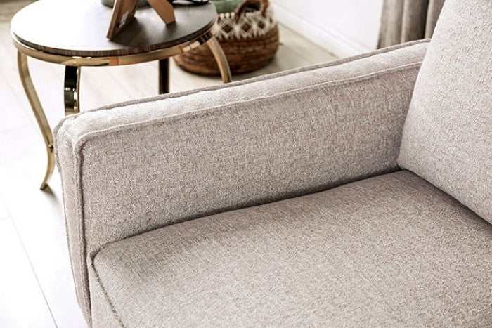 Harstad Light Brown & Natural Loveseat - Image 3