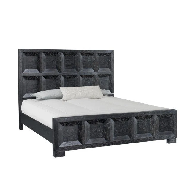 Hatton Cross Weathered Black Queen 4 Piece Bedroom Set - Image 3