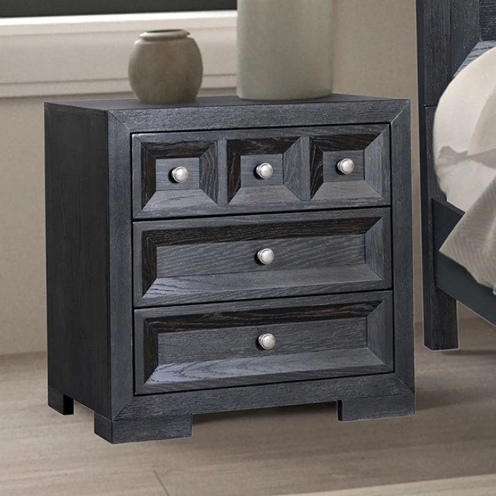 Hatton Cross Weathered Black Queen 4 Piece Bedroom Set - Image 5