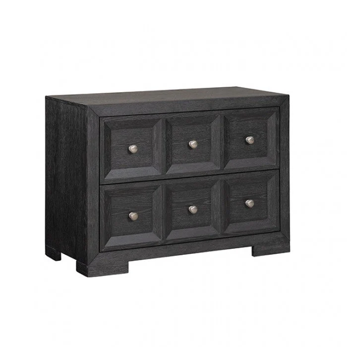 Hatton Cross Weathered Black Queen 5 Piece Bedroom Set w/2 Nightstands - Image 5