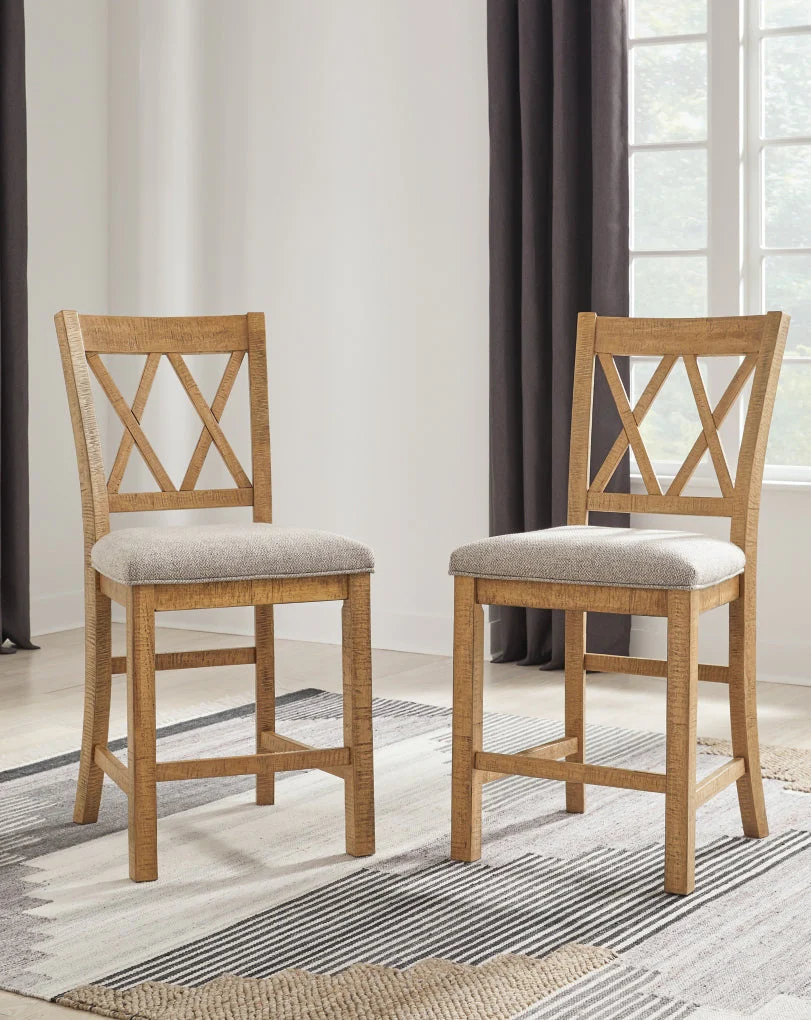 Havonplane Upholstered Barstool - Image 2