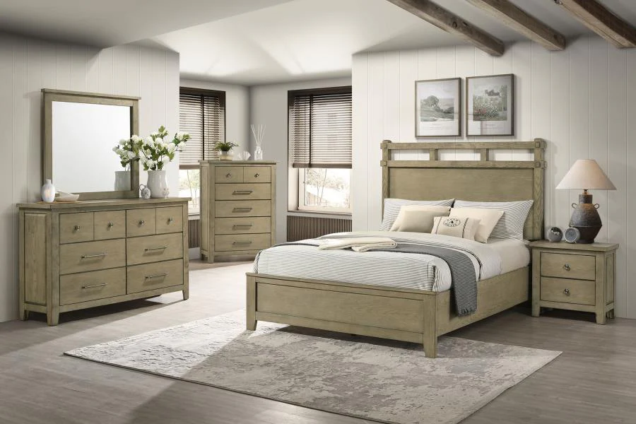 Hazlewood Dresser Mirror Vineyard Oak - Image 6