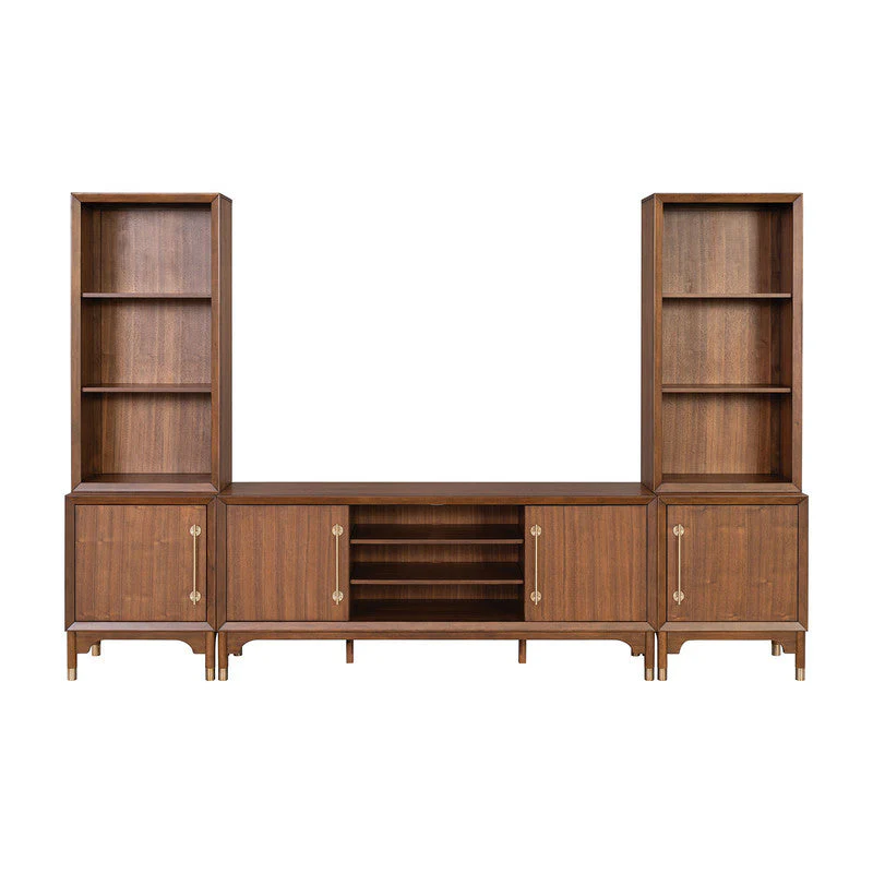 Hepburne Walnut Entertainment Center - Image 5