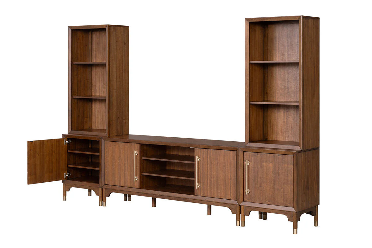 Hepburne Walnut Entertainment Center - Image 8