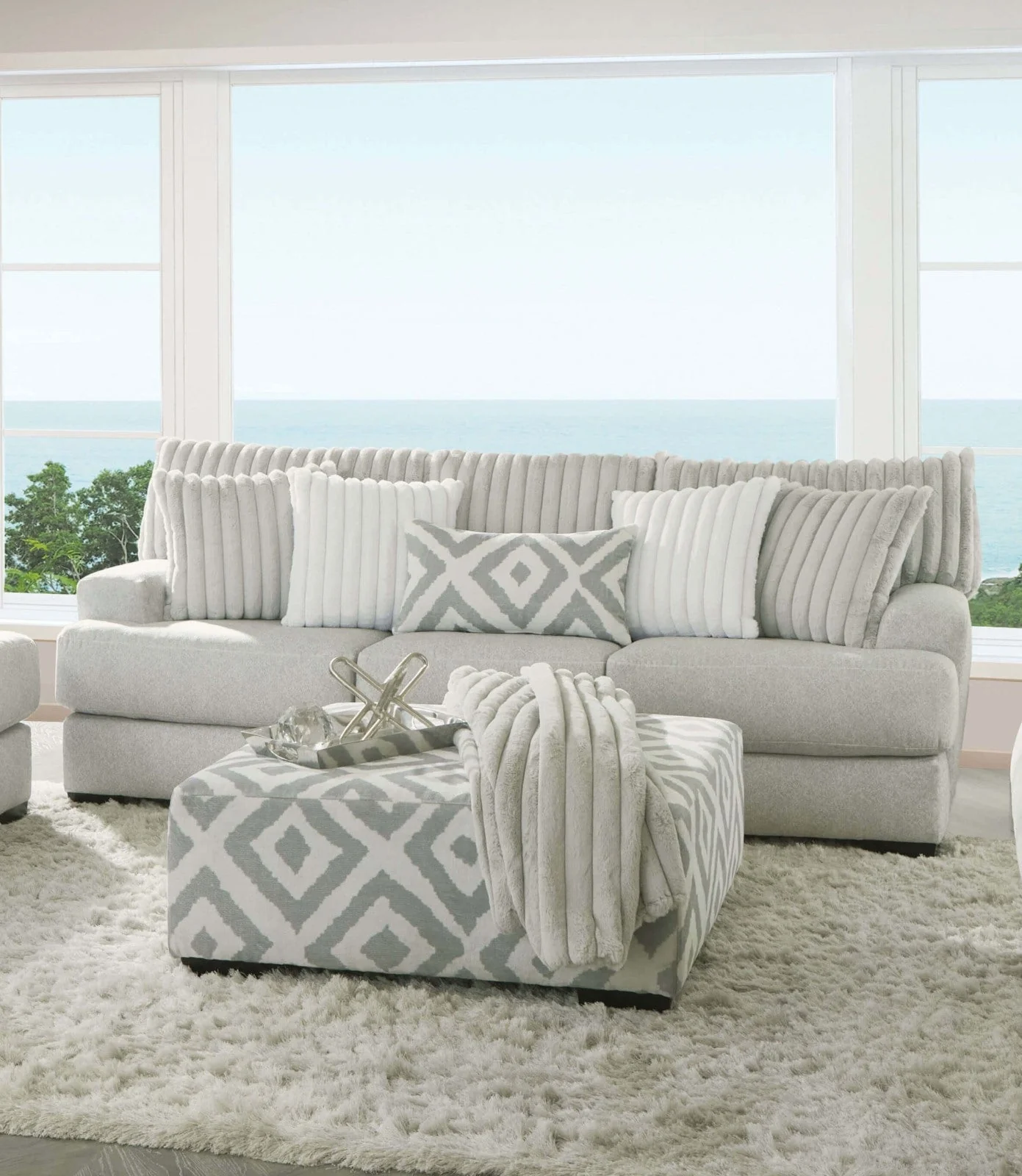 Hermilly Beige Sofa & Loveseat - Image 2