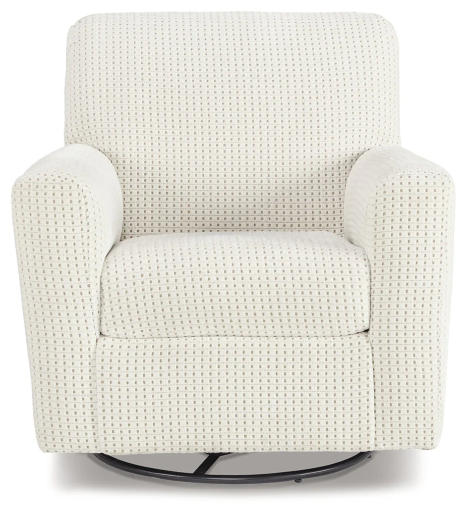 Herstow Swivel Glider Accent Chair - Image 3