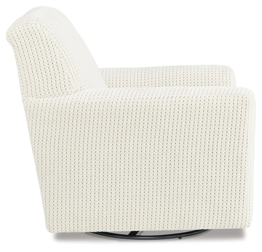 Herstow Swivel Glider Accent Chair - Image 4