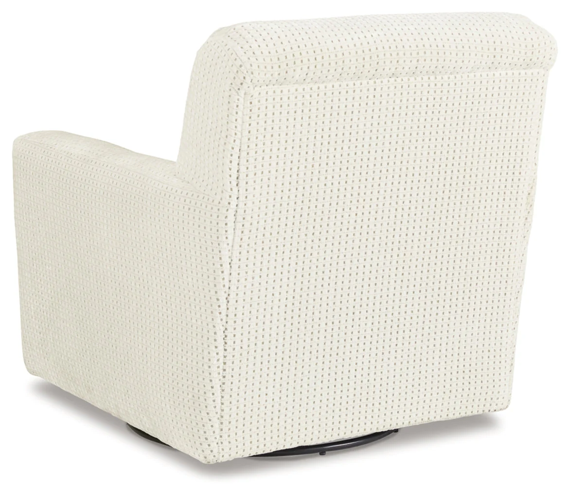 Herstow Swivel Glider Accent Chair - Image 5