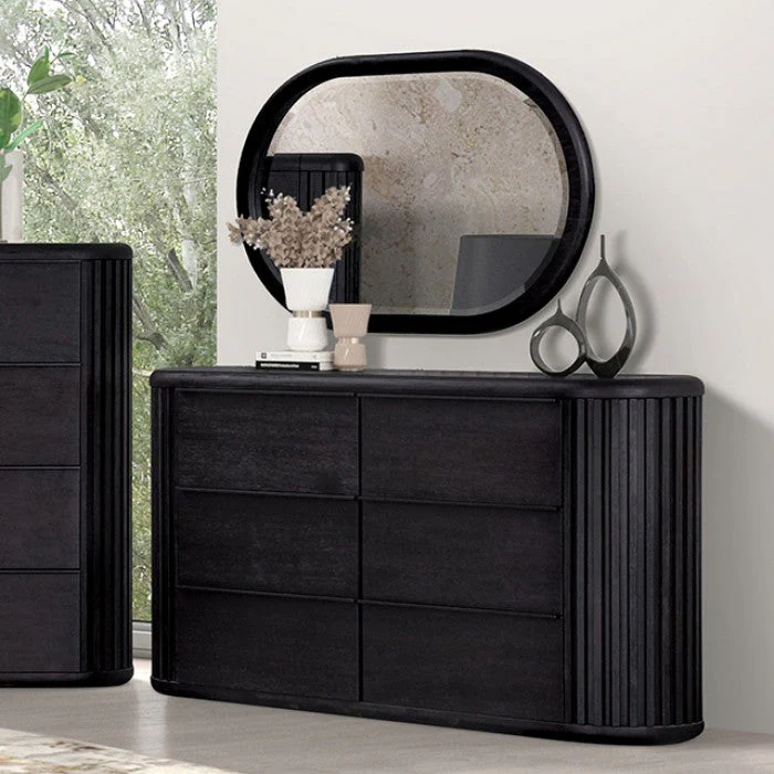 Hildesheim Black Queen 5 Piece Bedroom Set w/2 Nightstands - Image 6