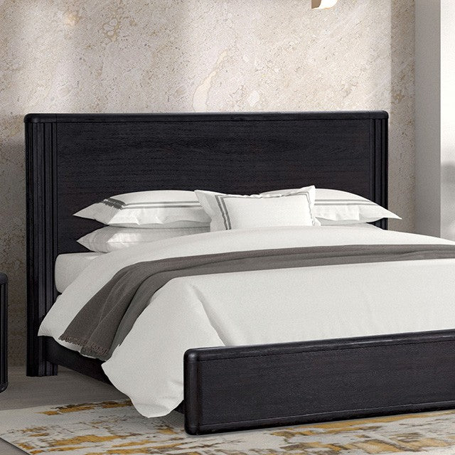 Hildesheim Black Queen 5 Piece Panel Bedroom Set w/2 Nightstands - Image 2