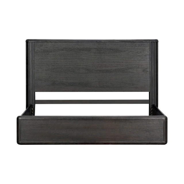 Hildesheim Black Queen 5 Piece Panel Bedroom Set w/2 Nightstands - Image 3