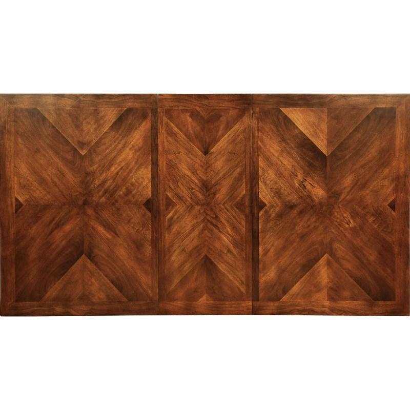 Hillsview Brown Cherry & Espresso Dining Table w/ 18" Extension - Image 2
