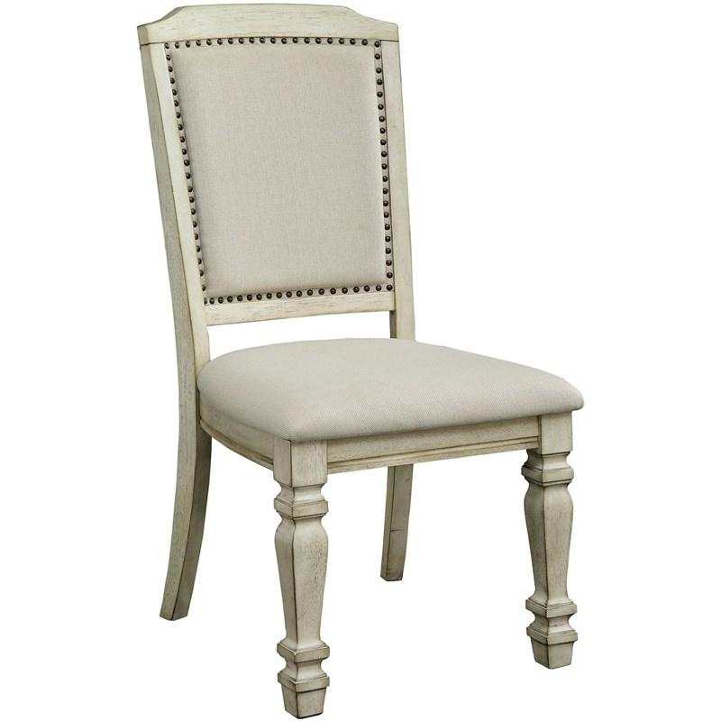 Holcroft Antique White & Ivory Dining Chair (Set of 2) - Image 2