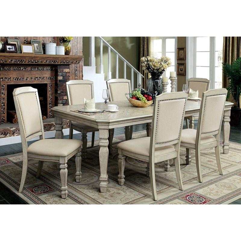 Holcroft Antique White & Ivory Dining Chair (Set of 2) - Image 6
