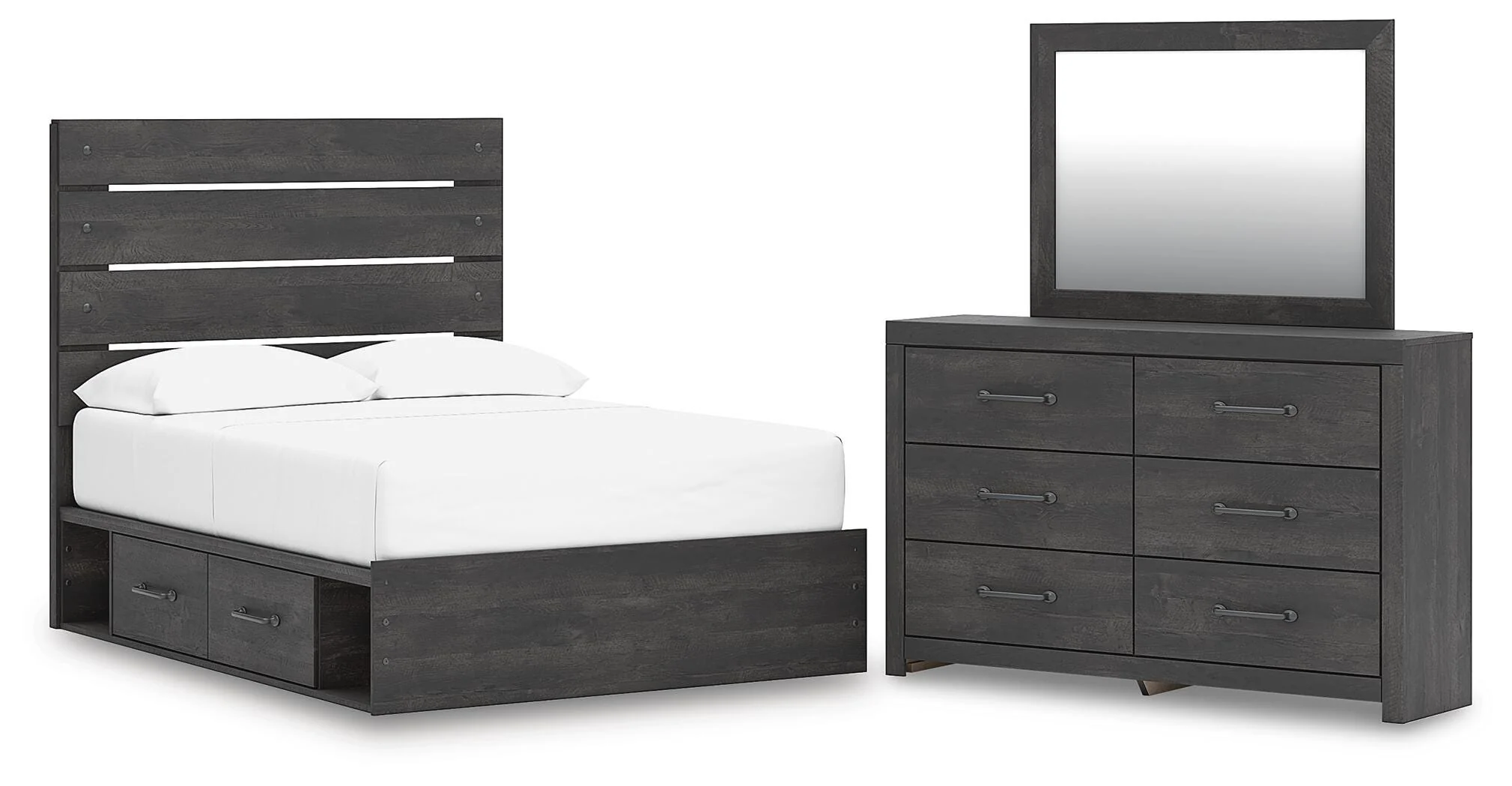 Hollivern Panel Bed Bedroom Set