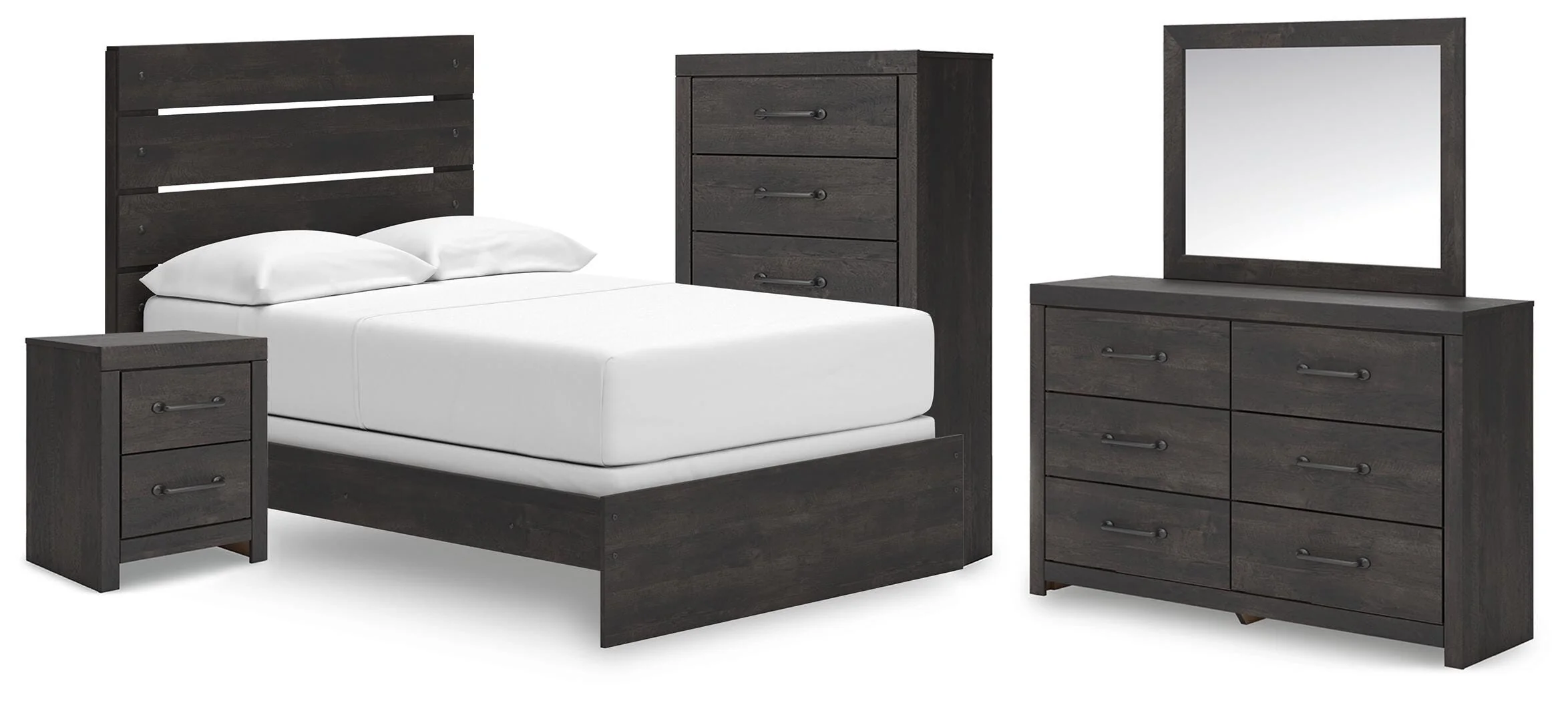 Hollivern Panel Bed Bedroom Set - Image 8