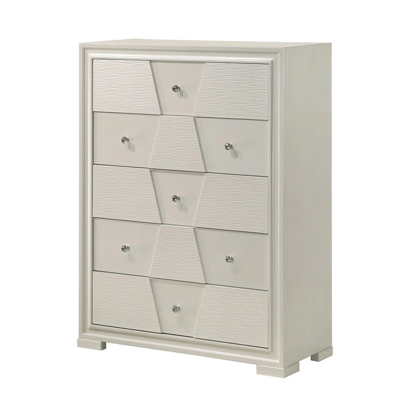 Holsted White 5 Pc. Queen Bedroom Set w/ 2NS - Image 2
