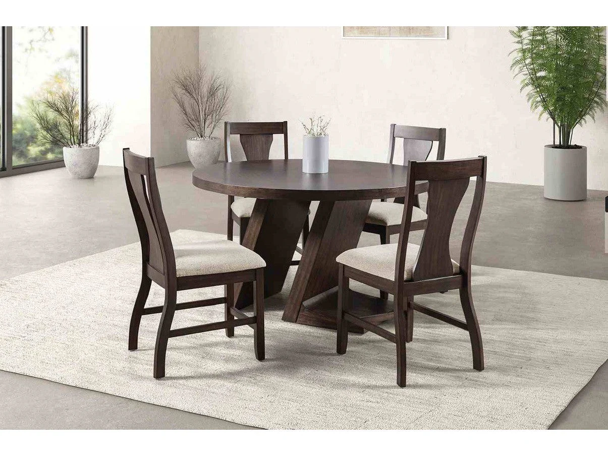 Holsworthy Espresso 5 Pc. Round Dining Set