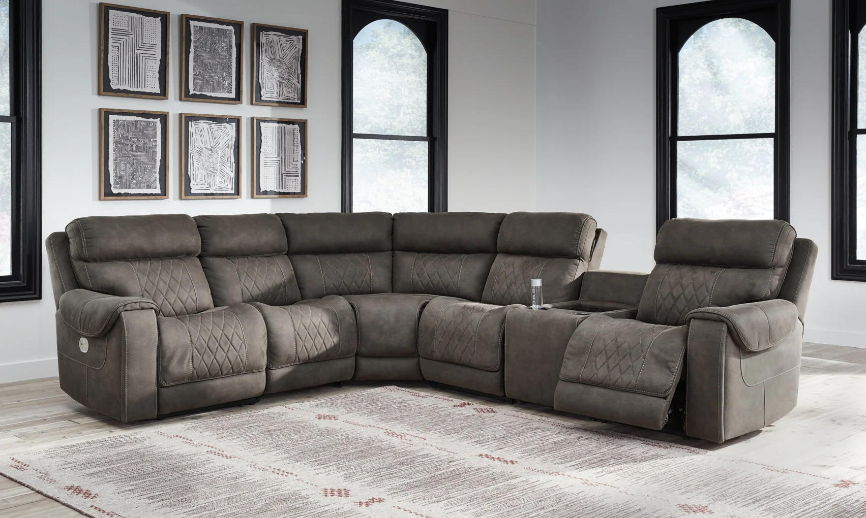 Hoopster 6-Piece Power Reclining Sectional - Image 2