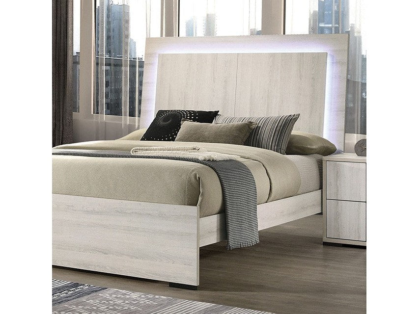 Horten Whitewash Full Bed
