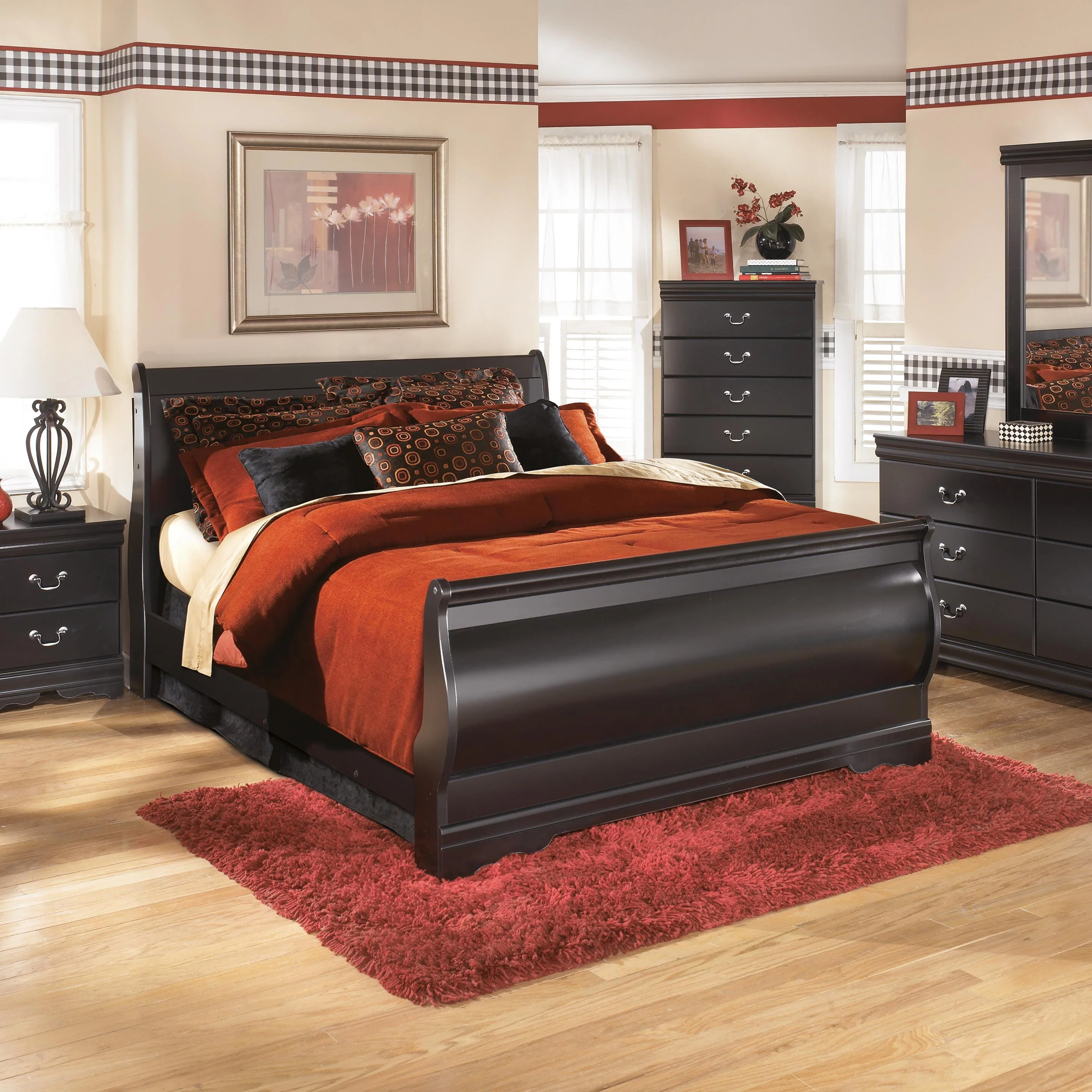 Huey Vineyard Sleigh Bed - Image 5