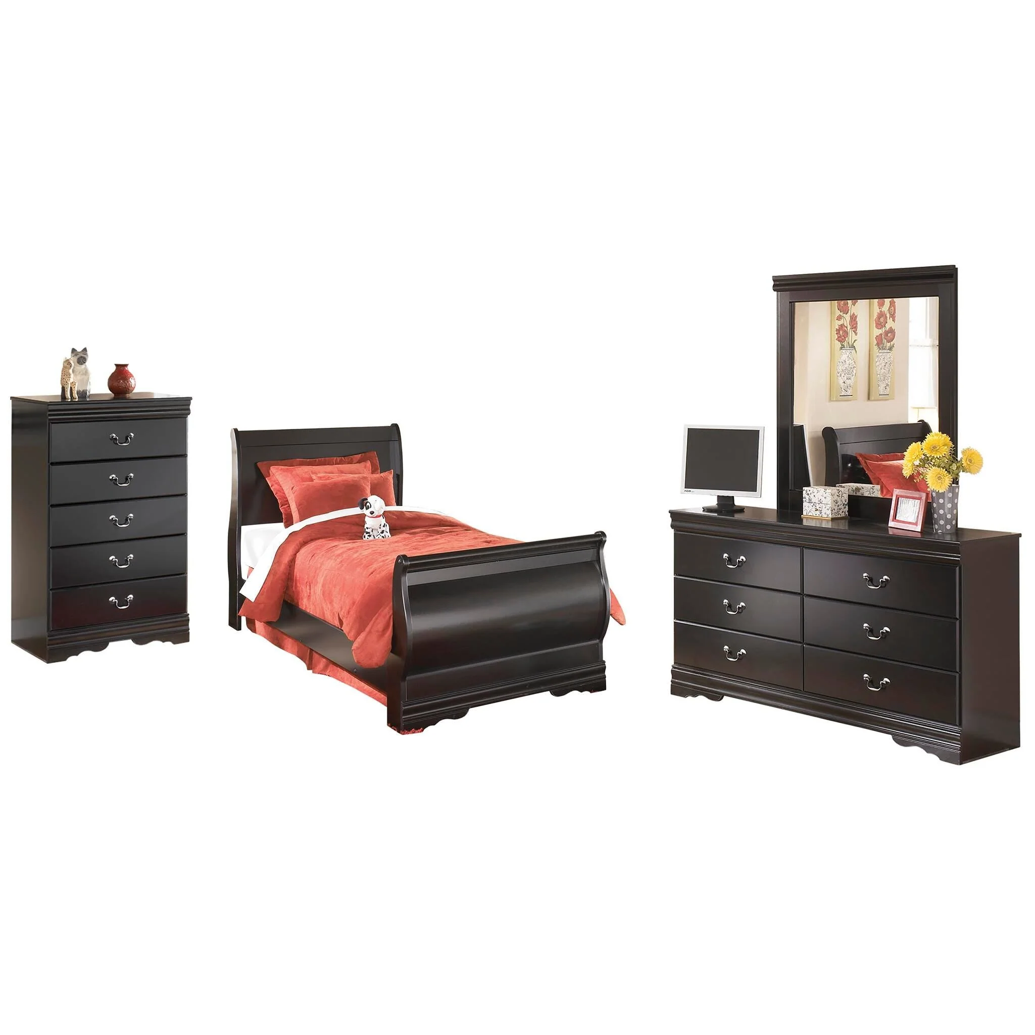 Huey Vineyard Sleigh Bed Bedroom Set - Image 11