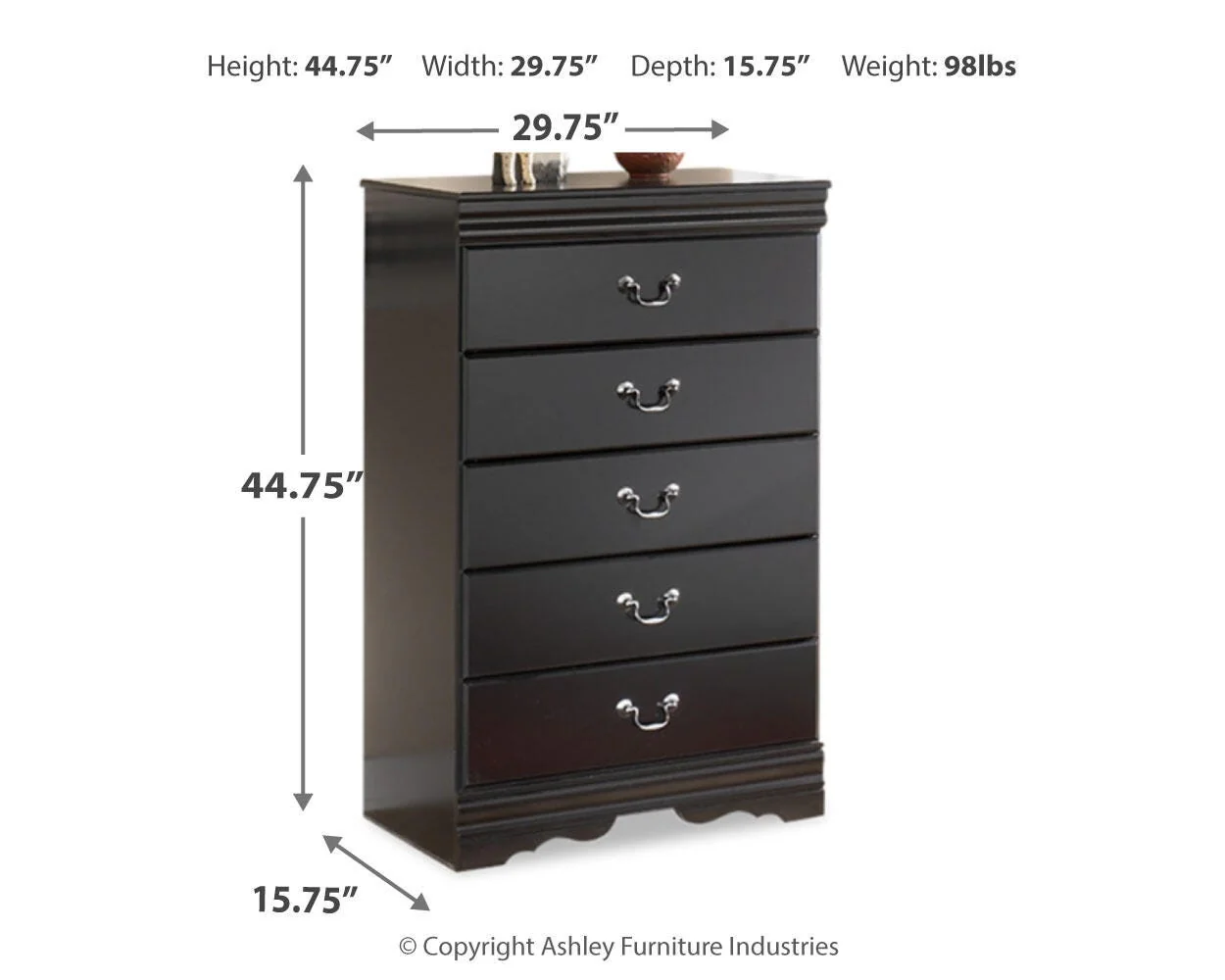 Huey Vineyard Sleigh Bed Bedroom Set - Image 29