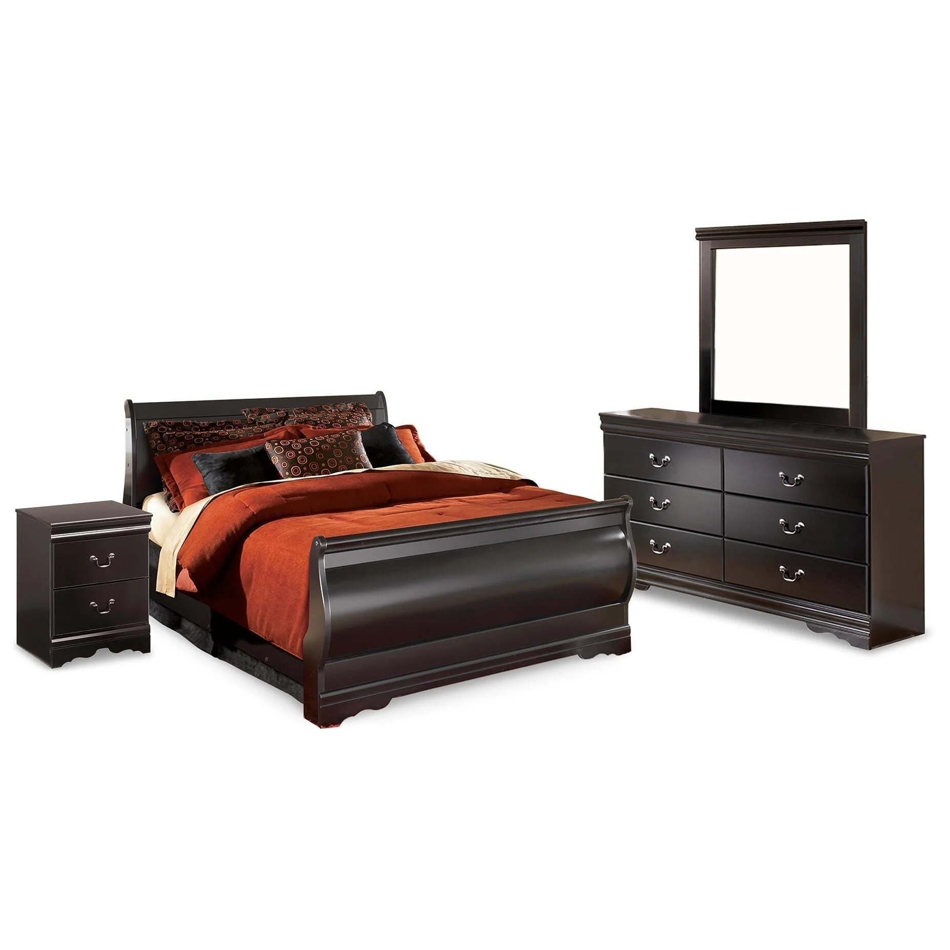 Huey Vineyard Sleigh Bed Bedroom Set - Image 3