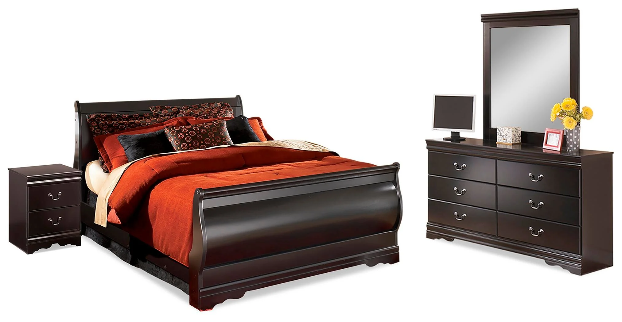 Huey Vineyard Sleigh Bed Bedroom Set - Image 7